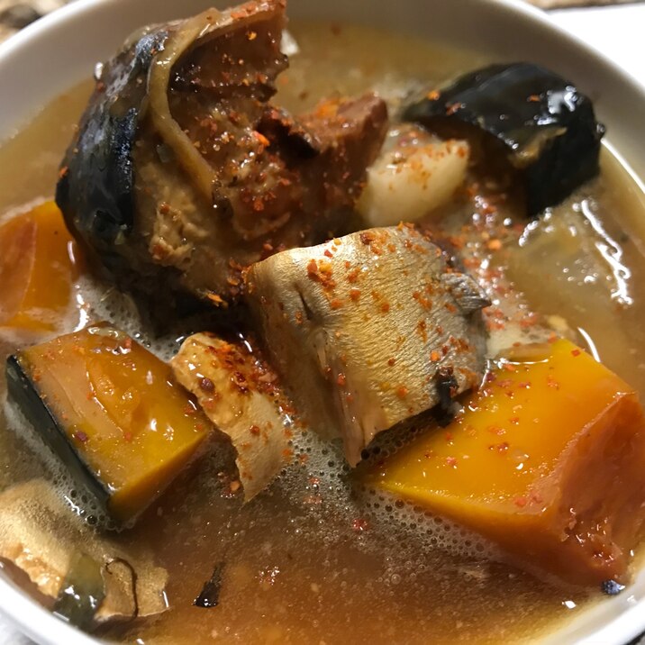 サバ缶で 秋の味覚入りサバ味付け煮 レシピ 作り方 By たかまさ 楽天レシピ